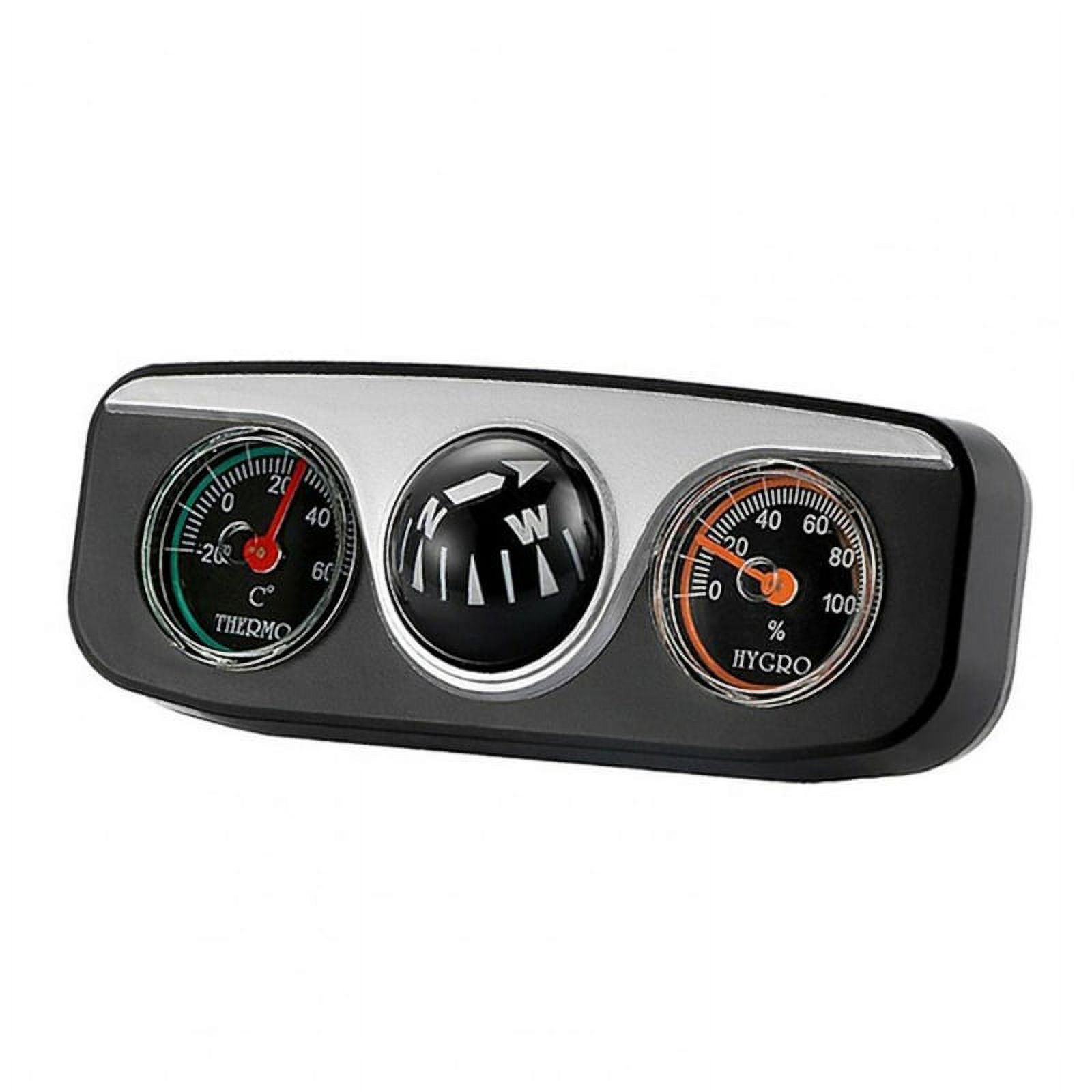 3 in 1 Car Vehicle Dashboard Compass Thermometer Hygrometer Navigation