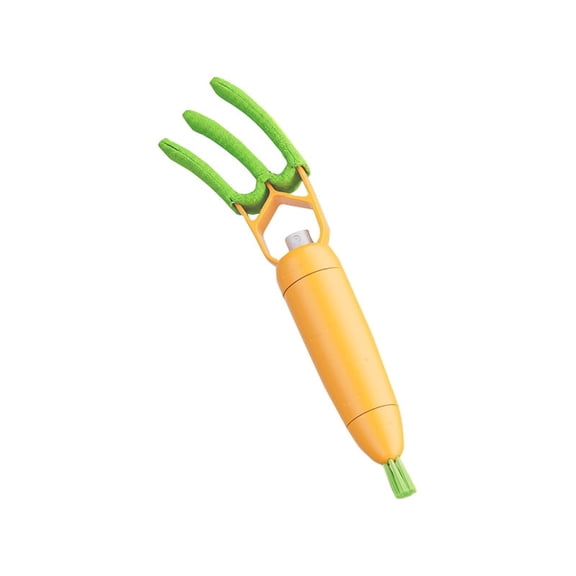 3 in 1 Carrot Blind Cleaner Brush with Refillable Spray Bottle, Reusable Microfiber Gap Duster for Blinds Car Vents Fans( 1Pc)