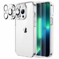 thumbnail image 1 of [3 in 1] Case for iPhone 14 Pro 6.1-Inch Screen Protector Camera Lens Protector with Full Coverage Tempered Glass Film, 1 of 15