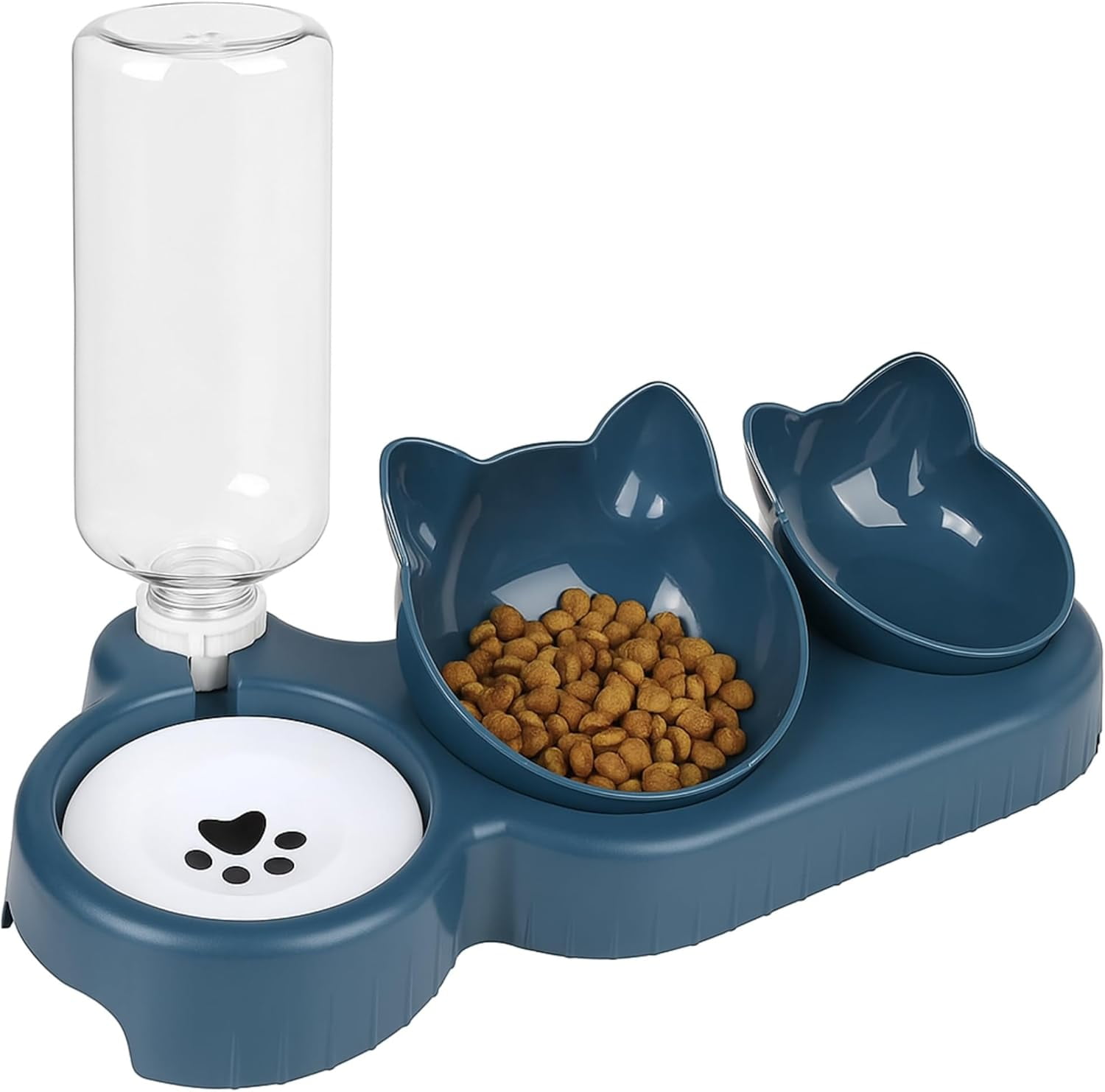 Dog Cat Bowls & Water Bottles 3.8 L Plastic Automatic Solid Colored Gray Bowls & Feeding Home main image 1