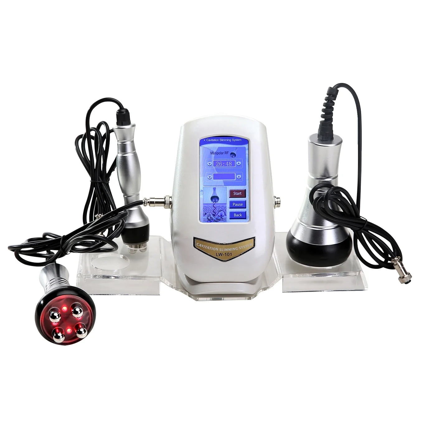 3 in 1 Cavitation Ultrasonic Weight Loss Lifting Wrinkle Firming Skin Slimming Body Massage Shaping Beauty Instrument