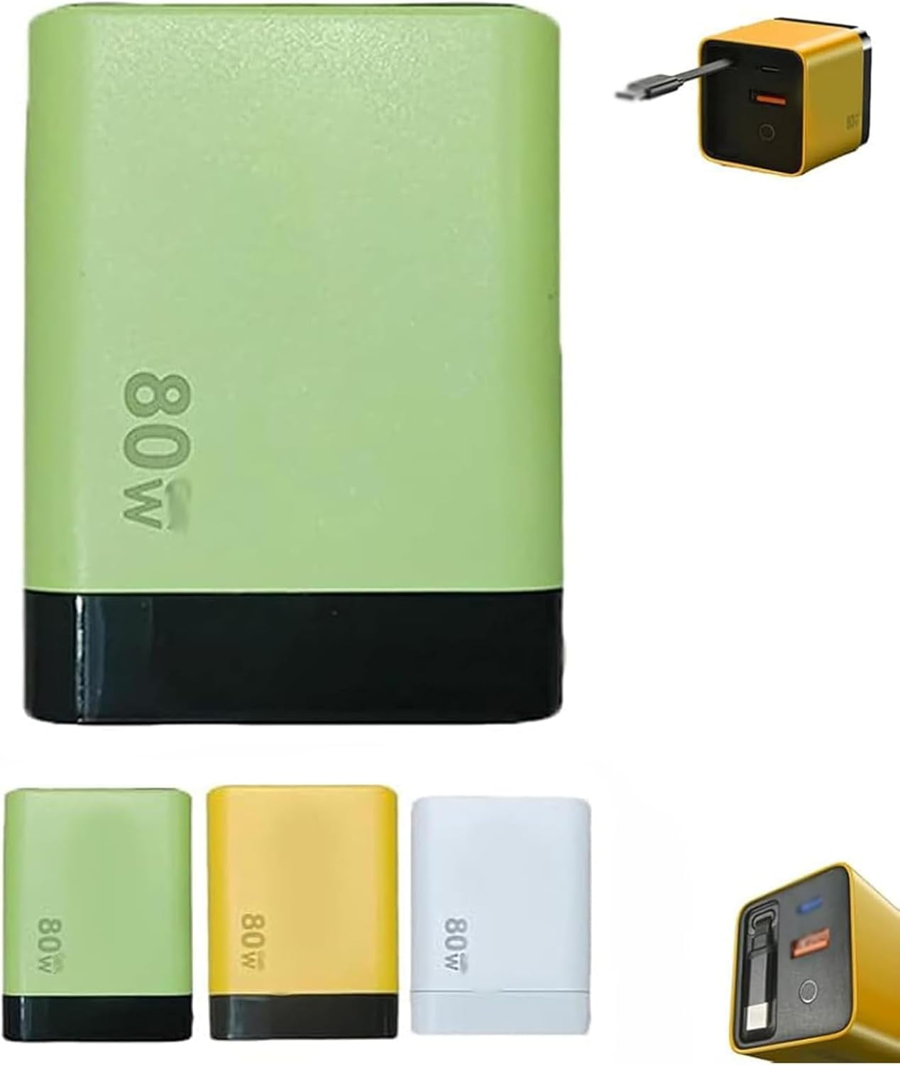 3 in 1 Charger Retractable 80w Max Fast, 3 in 1 Charger Retractable ...