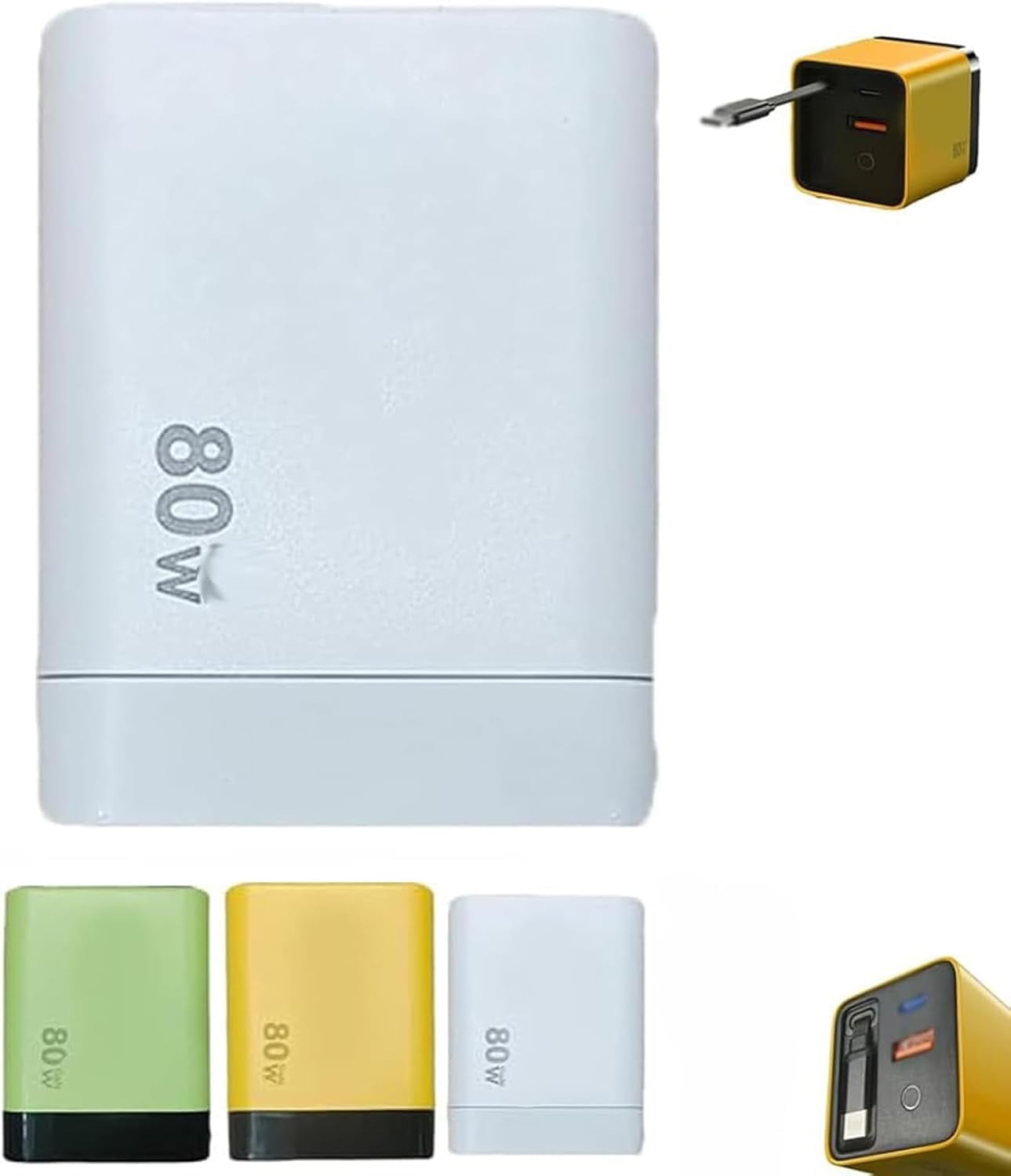 3 in 1 Charger Retractable 80w Max Fast, 3 in 1 Charger Retractable ...