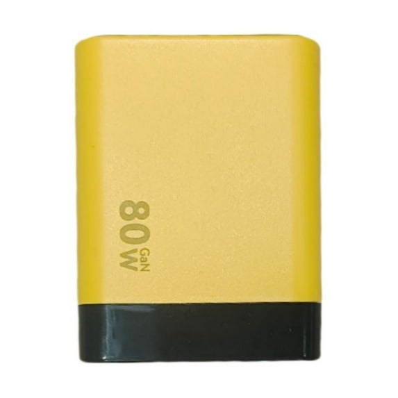 3 in 1 Charger, Scalable 80w Max Fast Charger Module with Type C Cable and 2 USB Ports,Retractable Fast Charging Cable for Phone Laptops and Earphone