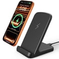thumbnail image 1 of ETEPEHI Wireless Charger Stand, Fast Charging Station Compatible for iPhone 17 16 15 14 13 12 Pro Max, Charger Dock Compatible for Samsung Galaxy S25 S24 S23, 1 of 7