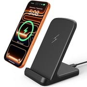 ETEPEHI Wireless Charger Stand, Fast Charging Station Compatible for iPhone 17 16 15 14 13 12 Pro Max, Charger Dock Compatible for Samsung Galaxy S25 S24 S23