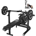 Machine Shoulder Press 3-in-1 Chest Press & Weight Bench Machine, 1400 LB Adjustable Flat ...
