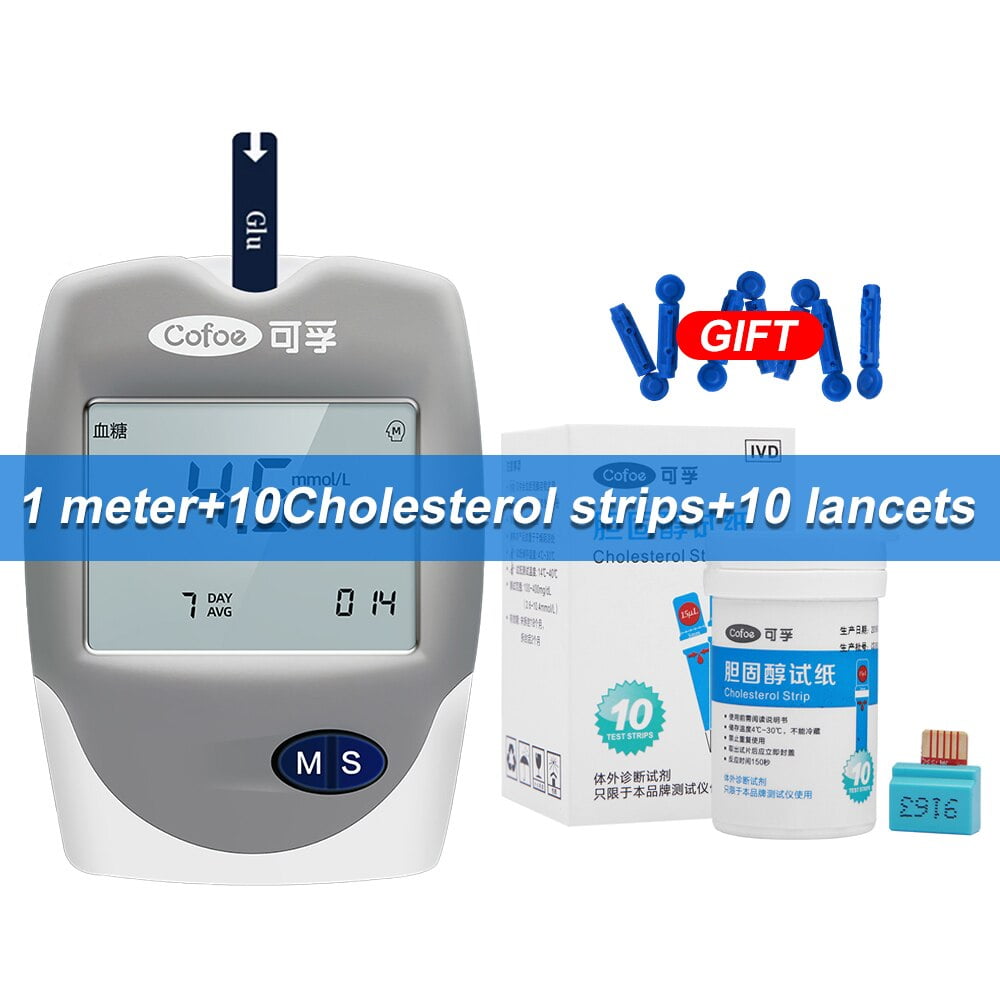 3 in 1 Cholesterol Uric Acid Blood Glucose household meter Health Care