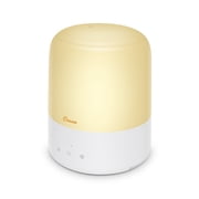 Compact 3-in-1 Cool Mist Humidifier, 0.5 Gallon Portable Room Humidifier with Sleep Support Night Light, Essential Oil Aroma Tray, Small Bedroom & Nursery Moisture Control