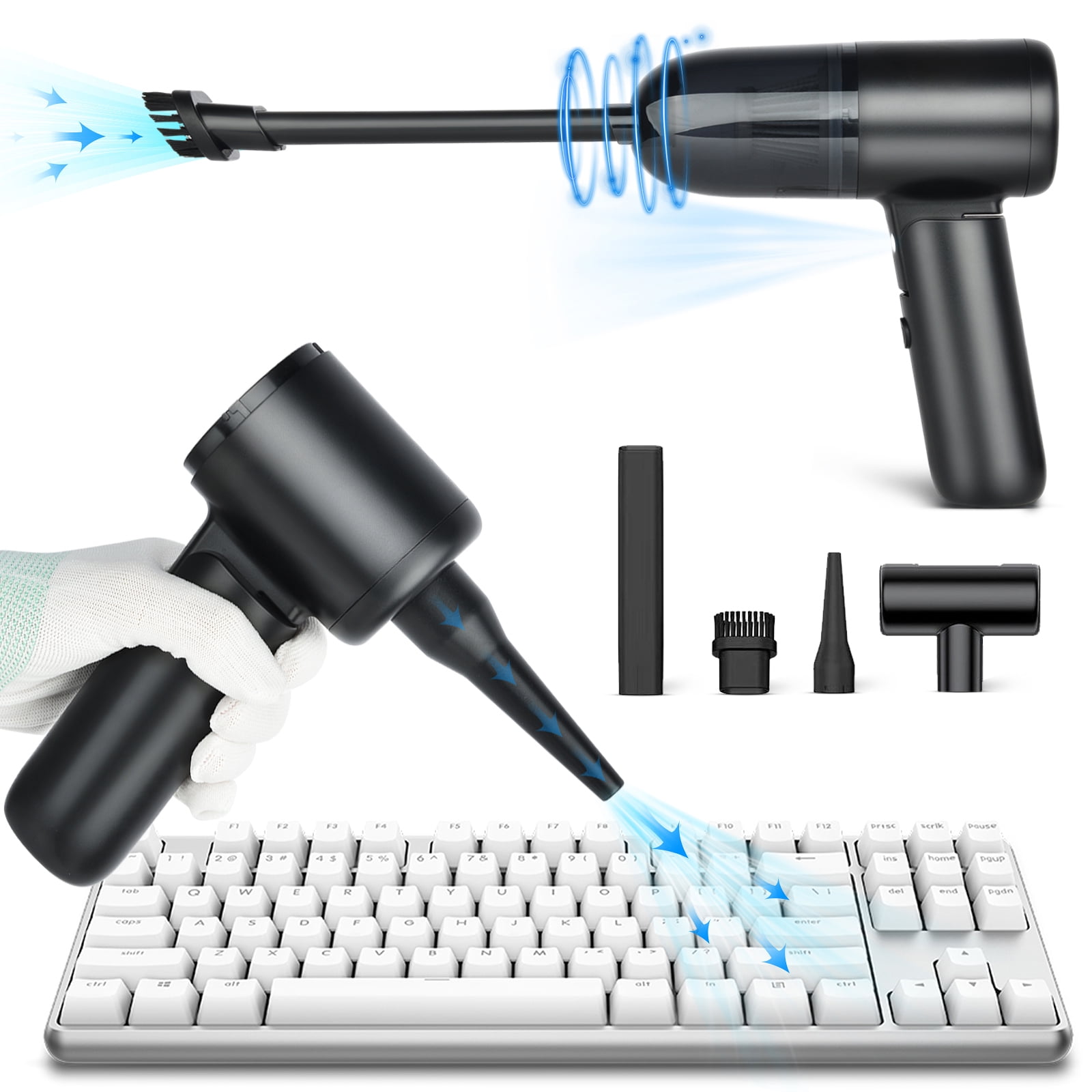 3in1 Computer Vacuum Cleaner Air Duster Computer Vacuum Cleaner