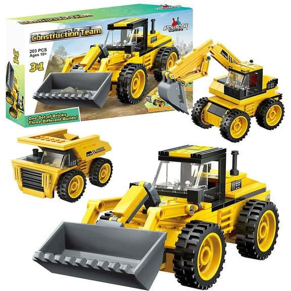 3 in 1 Construction Team Building Block Set