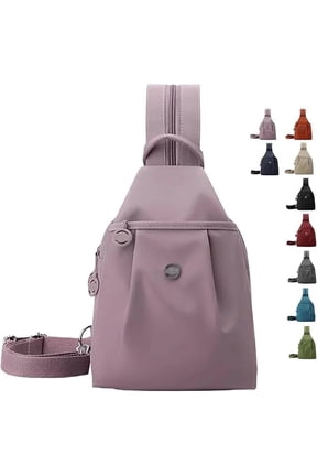 3‑in‑1 Convertible Anti‑Theft Backpack Purse for Women, Water‑Resistant Oxford Cloth Crossbody Sling Bag with Lockable Zipper for Travel Commute