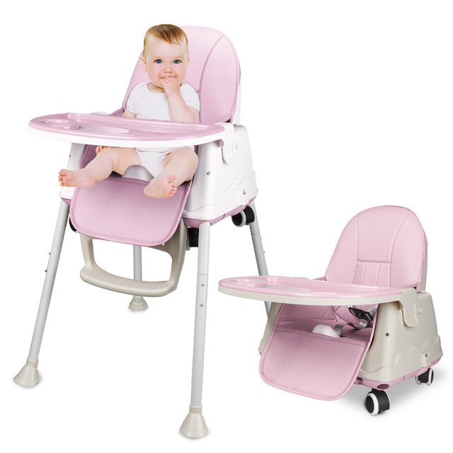 3in1 Convertible Baby High Chair, Toddler Chair, and Dining Booster