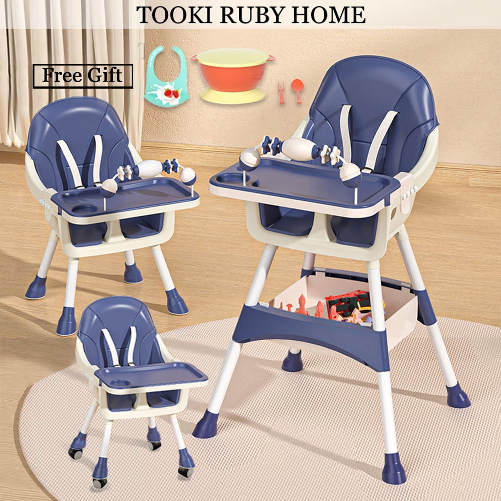 3in1 Convertible Baby High Chair for Babies and Toddlers, Booster