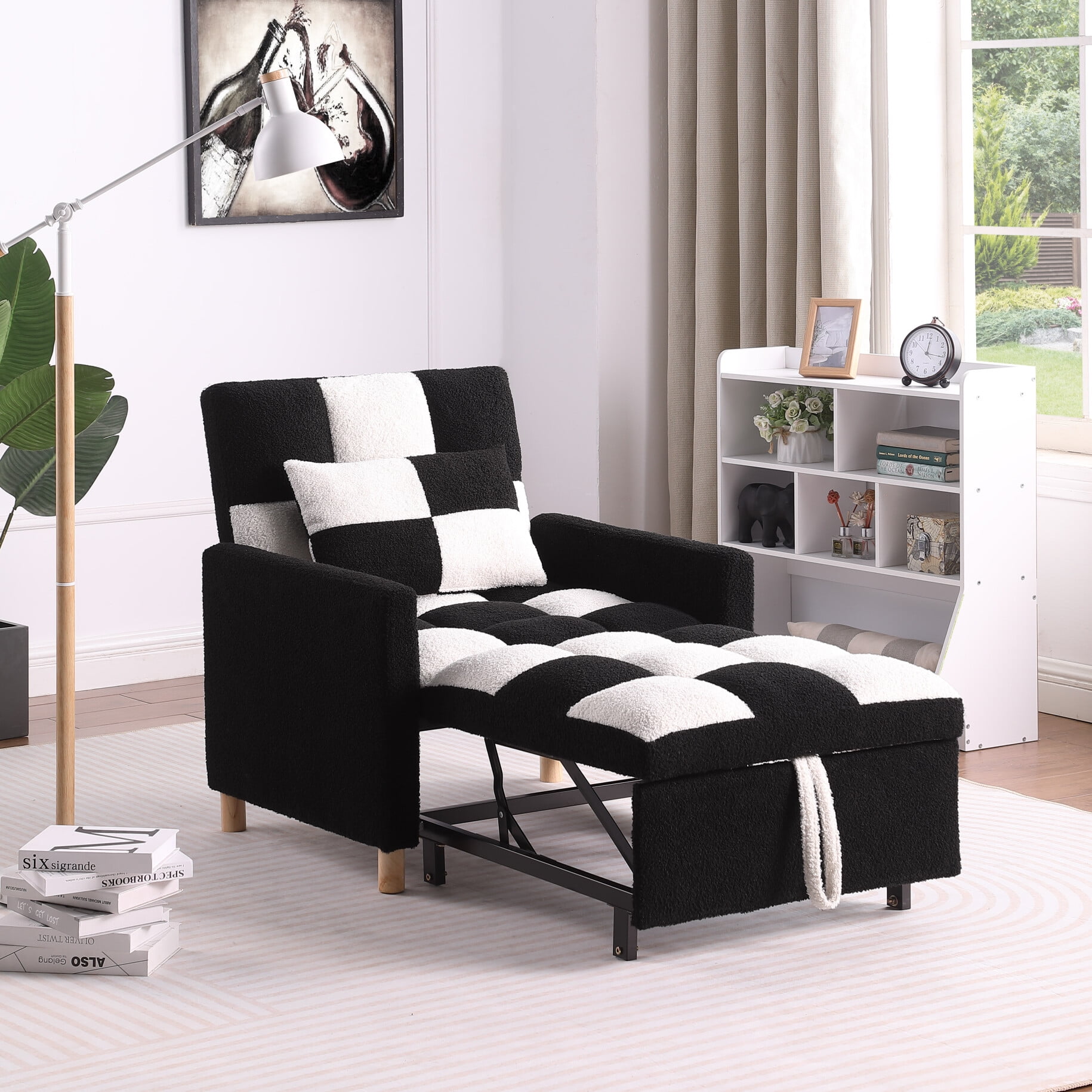 Folding bed chair single discount