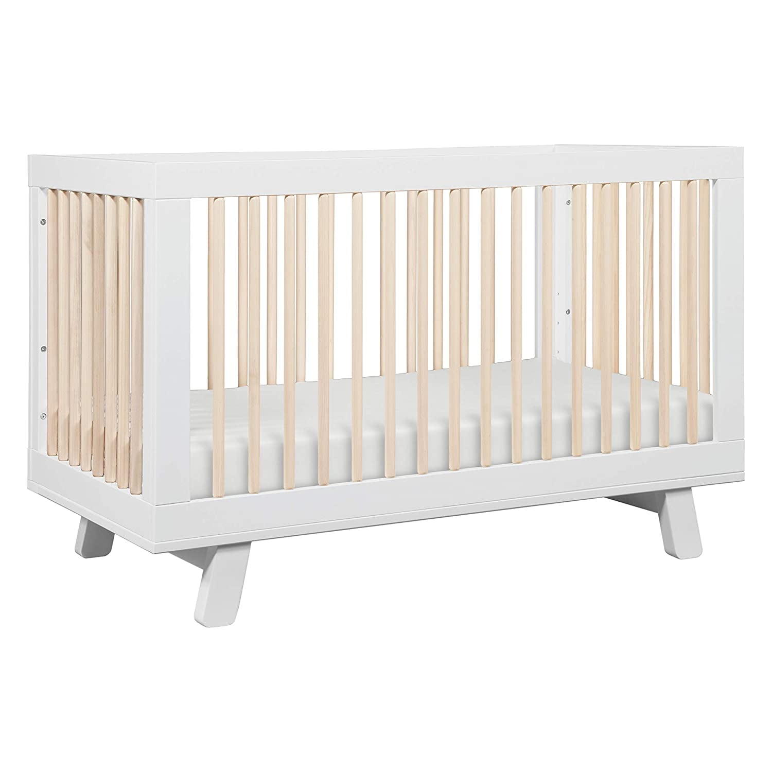 Hudson 3-in-1 Convertible Crib with Toddler Bed Conversion, Washed Natural