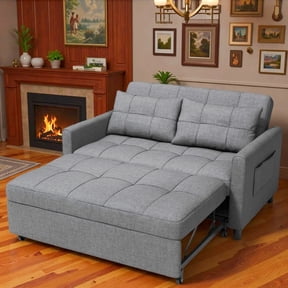 Sofa Bed, Lofka 70" Convertible 3-in-1 Sleeper Sofa Bed for Living Room and Small Space,Dark Grey