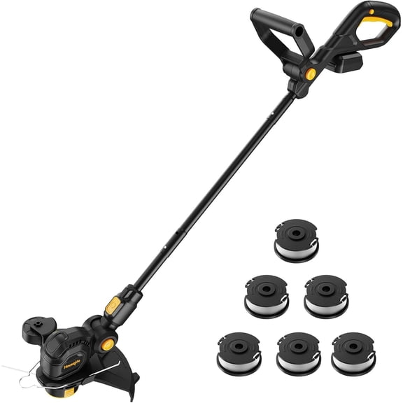 3 in 1 Cordless Weed Eater String Trimmer Edger and Mini Mower 12 Inch Auto Feed 8500 RPM Adjustable Handle Tool Only