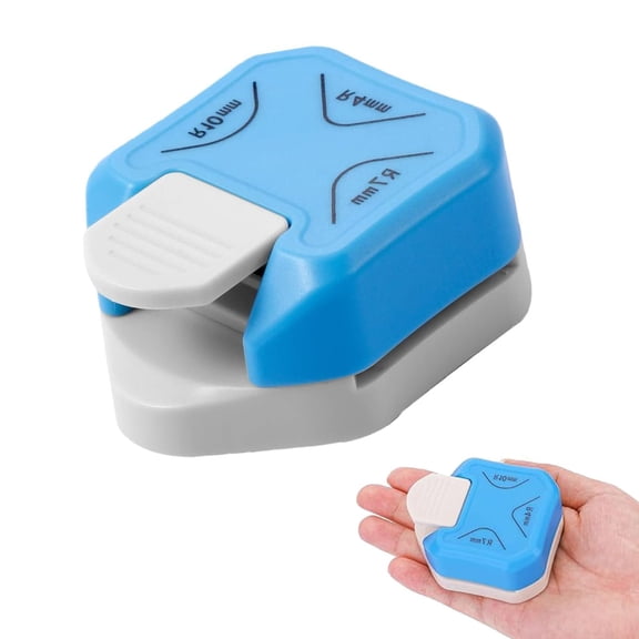 3-in-1 Corner Rounder Punch - Versatile Corner Tool for Crafts, and Office Use - Compact and Durable Design with Three Radius Options