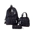 thumbnail image 1 of 3 in 1 Cute Mini dachshund Print Backpack Set, Lightweight Fabric Backpack with Lunch Handbag & Pencil Case, Casual Daily Backpack, 1 of 6