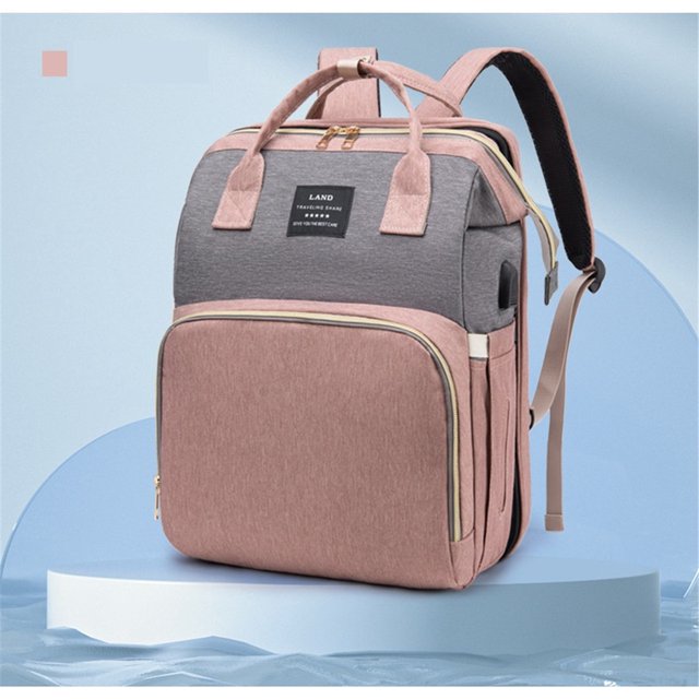 3 in 1 Diaper Backpack with Changing Station, Baby Boy Diaper Bags