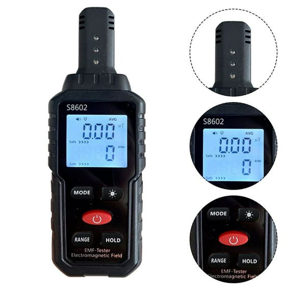 3 in 1 Digital Radiation Dosimeter Geiger Counter EMF Electromagnetic Radiation