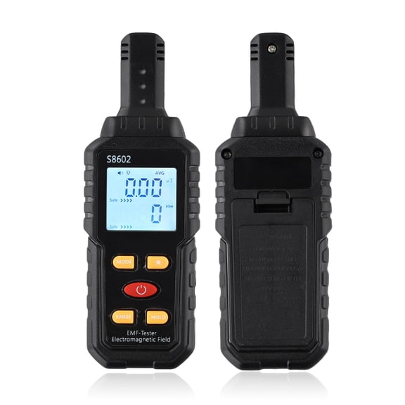 3-in-1 Digital Radiation Dosimeter for GEIGER Counter for EMF Electric Field Magnetic Field Testing with LCD Display Indoor Outdoor Use