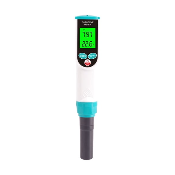 3-in-1 Digital pH EC Temperature Tester, Multipurpose Water Soil Food Acidity Conductivity Test Pen ,Easy to Use