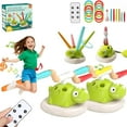 thumbnail image 1 of 3-in-1 Dinosaur Rocket Launcher Toy for Kids, with Ring Toss Game and Musical Jumping Modes, Fun Outdoor & Indoor Active Play Gift for Boys and Girls Ages 3-8 Years Old, 1 of 8
