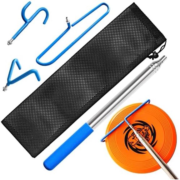 3-in-1 Disc Retriever, Extends up to 16ft; Includes Carrying Bag, Stainless Steel Design$$Sport & Recreation Other