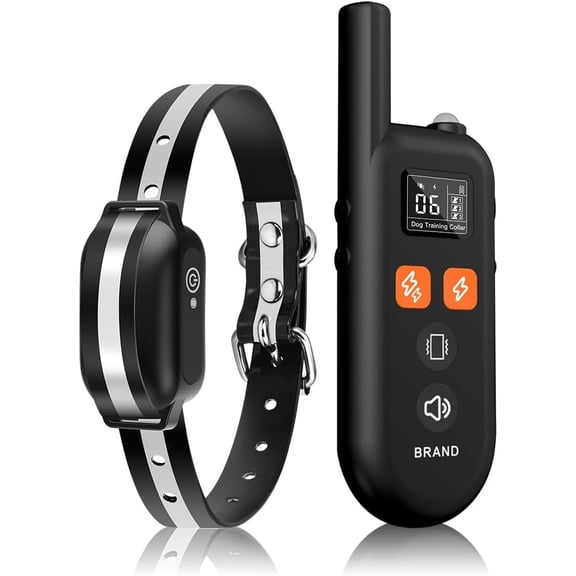 3-in-1 Dog Training Collar with Remote  2000FT Range, Beep Vibration Static Shock, IPX7 Waterproof Rechargeable for Small Medium Large Dogs