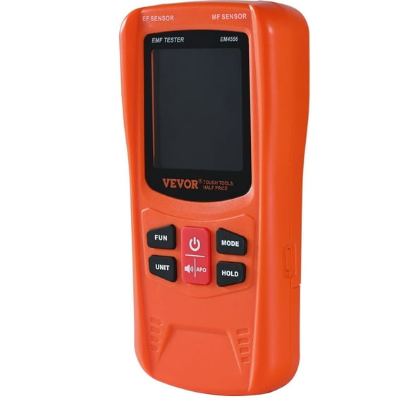 3-in-1 EMF Meter, 5Hz-6GHz Rechargeable Electromagnetic Field Detector, Digital LCD for EF/MF/RF, Ghost Hunting, 5G Cell Tower, Home/Outdoor Use, with Temperature Sensor