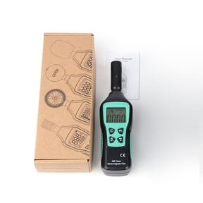 3-in-1 EMF Meter Electric and Magnetic Field Tester with Temperature, LCD Display, Alarm Function