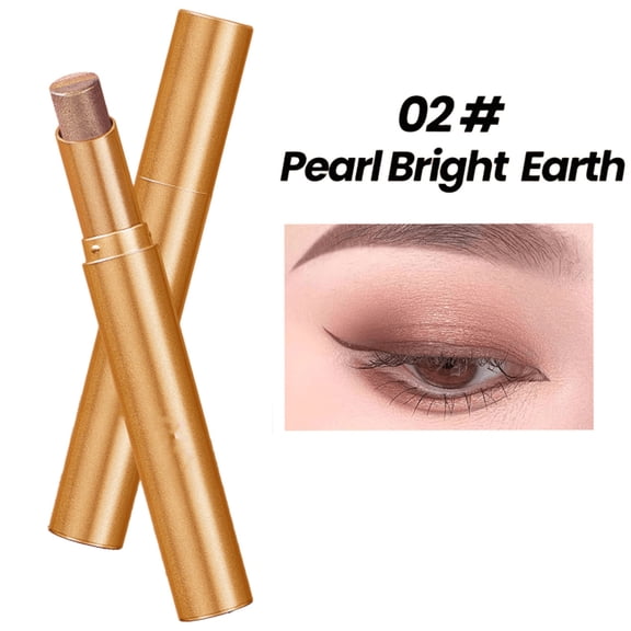 3-in-1 Easy Eyeshadow Stick, Waterproof Cream Eyeshadow Stick, Eyeshadow Stick Matte Eye Brightener Pencil Cream Nude Eye Shadow Base Crayon, Eye Shadow Pen for Make Up