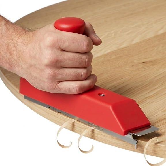 3-in-1 Edge Banding Trimmer Manual Veneer & Laminate Cutter with High Carbon Steel Blade, Woodworking Edge Band Trimmer for PVC, ABS, Melamine Deburring Tool for Cabinets, Furniture, DIY