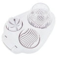 thumbnail image 1 of 3-in-1 Egg Dicer for Hard Boiled Eggs, Egg Cutter with Slicing, Dicing, Striping Functions, Includes Built-In Storage Box for Kitchen Organization, Easy to Clean and Use, 1 of 5