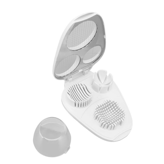 3-in-1 Egg Slicer, Hard Boiled Egg Cutter for Salads & Sandwiches