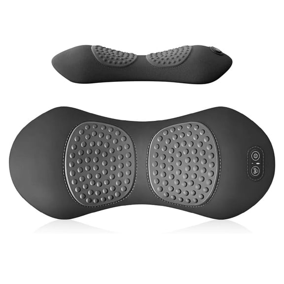 3-in-1 Electric Back Massager, Lumbar Support Pillow withTraction Lifting and Vibration Massage and Heat Compress for Sciatica and Lower Back Pain Relief