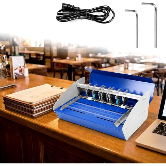 3-in-1 Electric Creasing Machine,460mm Paper Folding Machine with Scale Rule, Heavy Duty Metal Paper Creaser Scorer for Photos Documents Menus Envelopes Note