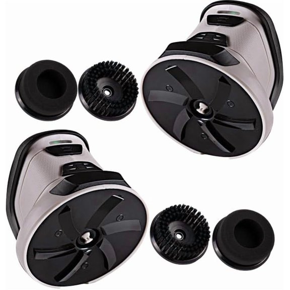 3 in 1 Electric Ice Scraper for Car Windshield, Cleaning Brush, Polishing Machine, Rechargeable with USB Cable 2-Pack