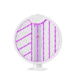 3-in-1 Electric Mosquito Zapper 3000V Shock, USB Rechargeable, Silent Night Mode