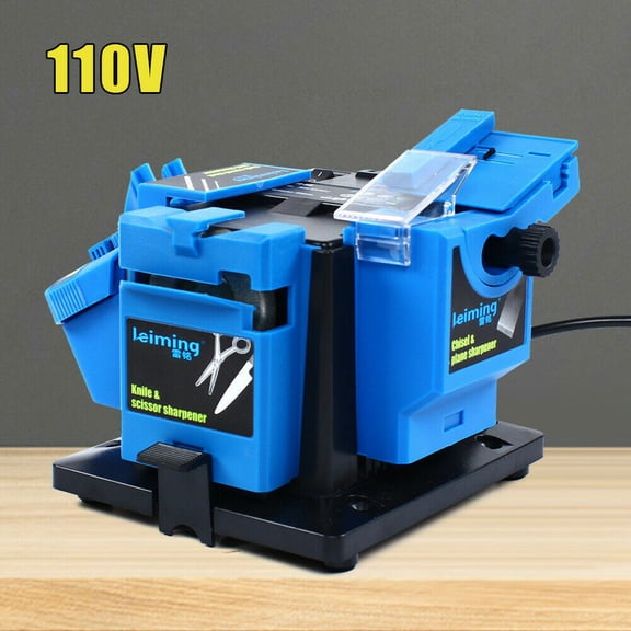3-in-1 Electric Multitool Sharpener  96W Mini Drill Bit Sharpener & Scissor Sharpener & Planer Blade Sharpening Machine for Home Use, 110V, 1350RPM, Ideal for DIY Workshop Garage (Drill Bits 3-13mm)