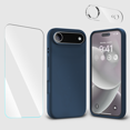 thumbnail image 1 of 3-in-1 Entronix Bundle designed for iPhone 17 Air, Liquid Silicone Case, Tempered Glass, Camera Lens, 1 of 8
