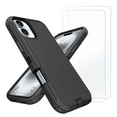 thumbnail image 1 of 3-in-1 Entronix Bundle designed for iPhone 17, Heavy Duty Case, 2 Tempered Glass, 1 of 8