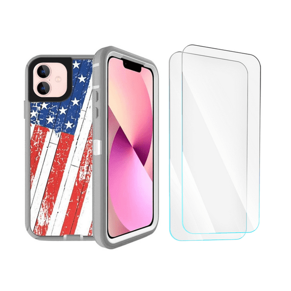 3-in-1 Entronix Bundle designed for iPhone 17, Heavy Duty Case, 2 Tempered Glass