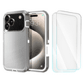 thumbnail image 1 of 3-in-1 Entronix Bundle designed for iPhone 17 Pro, Heavy Duty Case, 2 Tempered Glass, 1 of 8