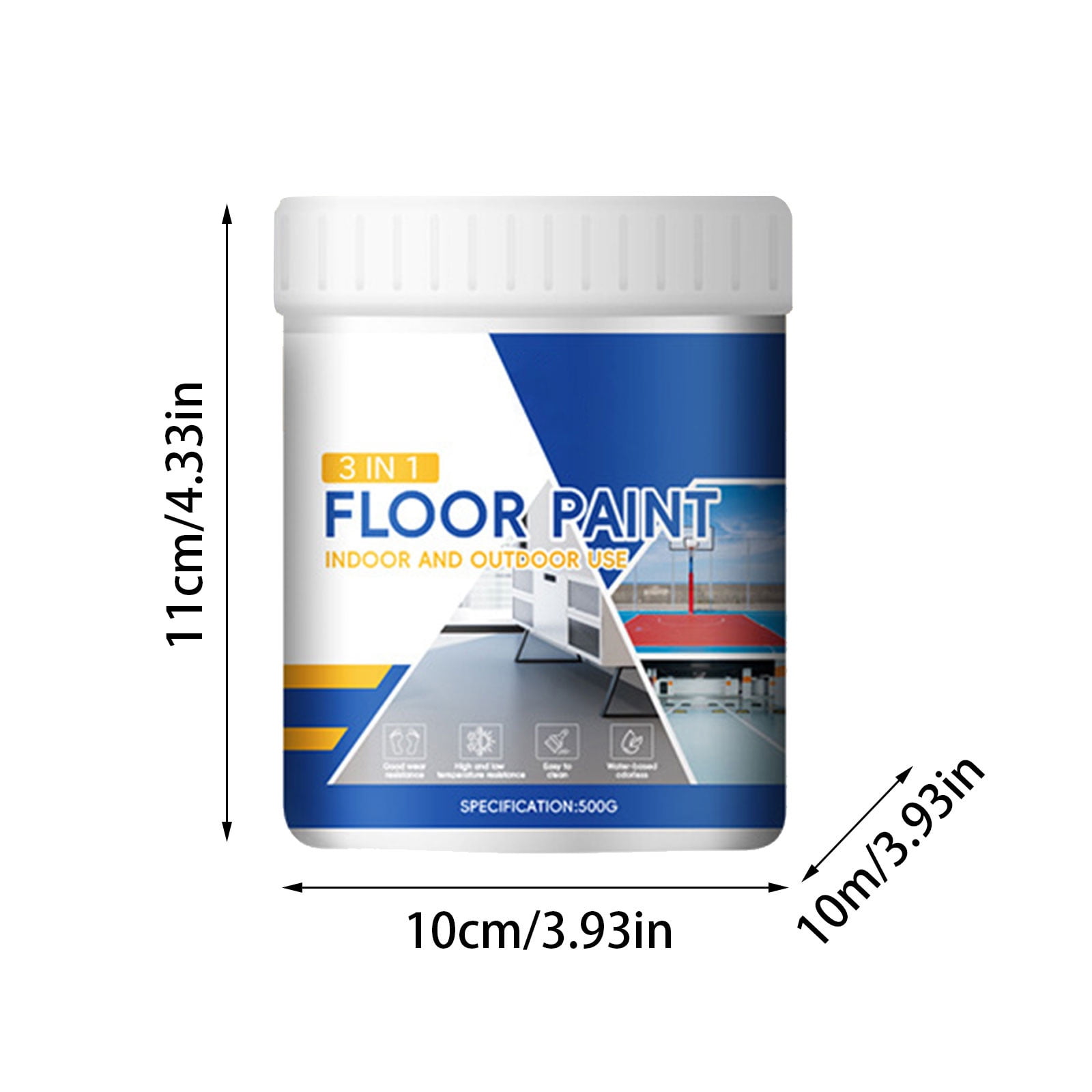 Gray, Rust-Oleum EpoxyShield Gloss Garage Floor Coating Kit