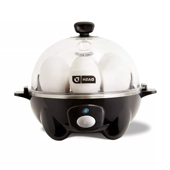 3-in-1 Everyday 7-Egg Cooker with Omelet Maker and Poaching - Black: Electric Egg Boiler, Hard Boiled & Poaching