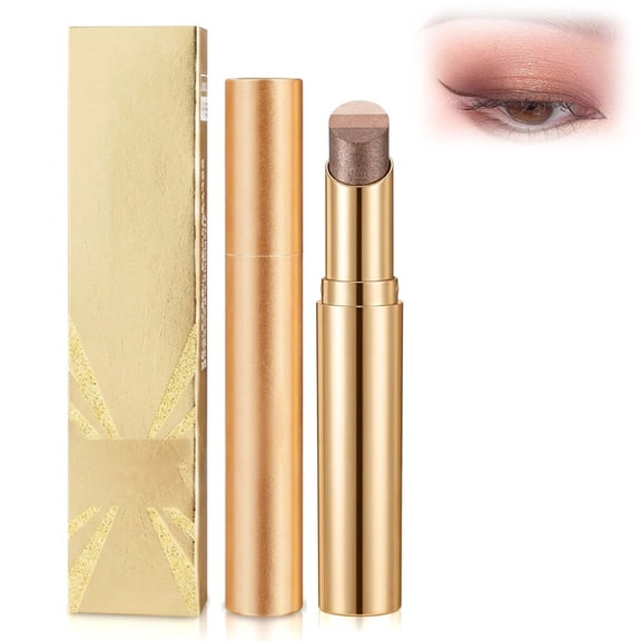 3-in-1 Eyeshadow Stick, Gradient Shimmer Eye Shadow Pen with 3 Shades, Creamy Long-Lasting Matte & Pearl Eye Makeup for Natural Daily Look