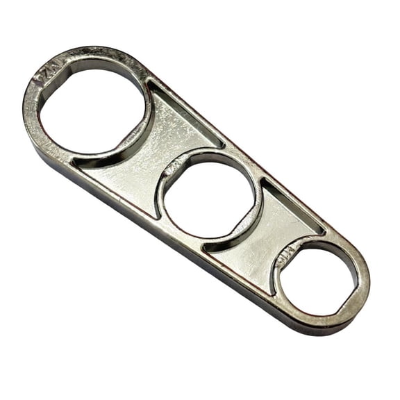 3-in-1 Faucet Aerator Removal Wrench Tool, Multi-Size Metal Sink Aerator Key with 16/20/24mm for Kitchen Bathroom Pipe Repair